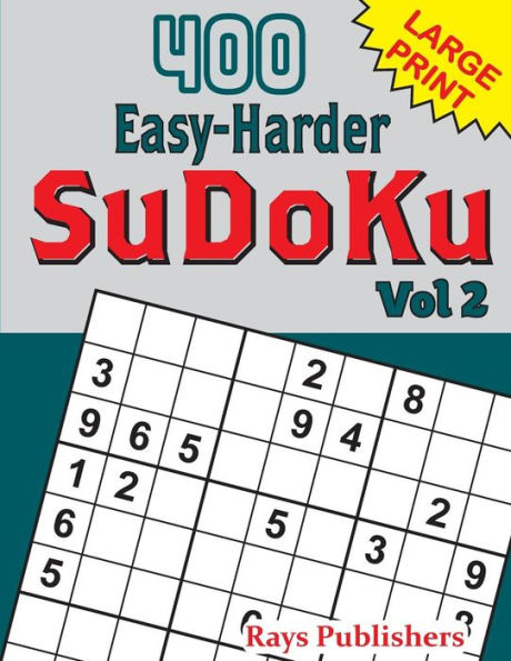 400 Easy-Harder SuDoKu Vol 2