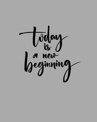 Today Is A New Beginning Dot Grid Book Dot Grid Pages 160 Pagespaperback - 