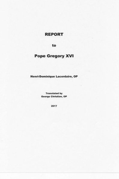 Lacordaire Report