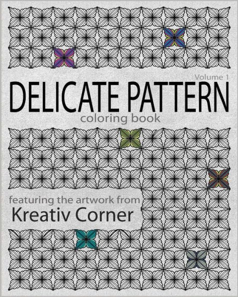 Delicate Pattern: Coloring Book
