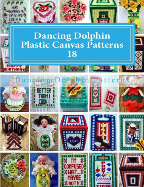 Dancing Dolphin Plastic Canvas Patterns 18: DancingDolphinPatterns.com