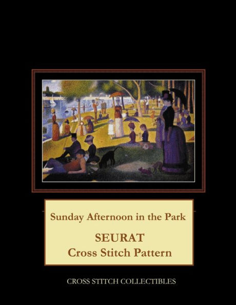 Sunday Afternoon in the Park: Seurat cross stitch