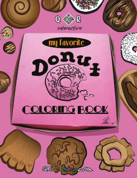 My Favorite Donut Coloring Book: Color with good taste