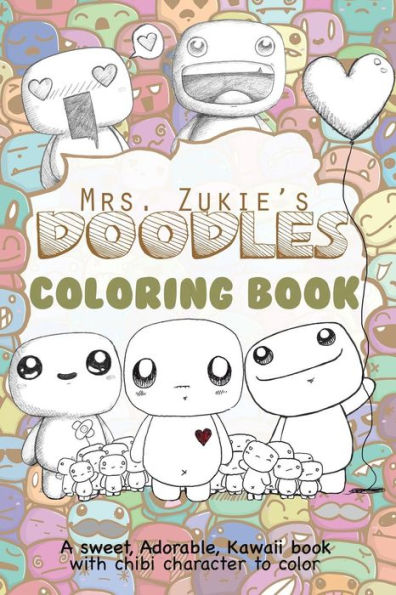 Mrs. Zukie's Doodles Coloring Book