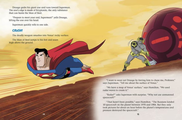 Superman and the Villains on Venus: A Solar System Adventure