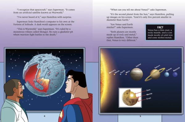 Superman and the Villains on Venus: A Solar System Adventure