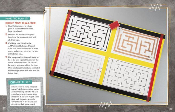 Make Games with Circuits: 4D An Augmented Reading Experience