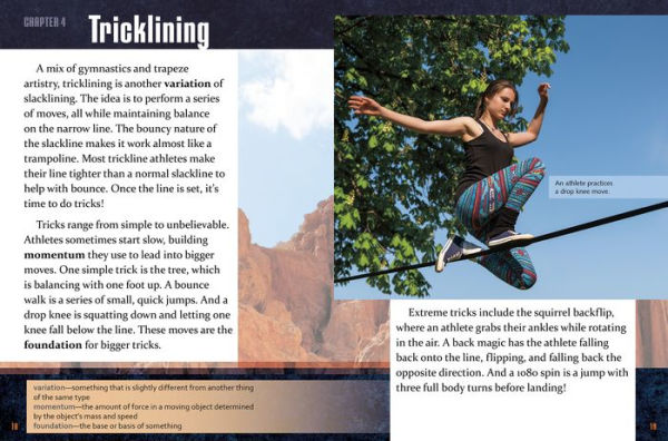 Slacklining and Other Extreme Rope Sports