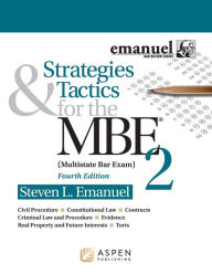 Title: Strategies & Tactics for the MBE 2, Author: Steven L. Emanuel