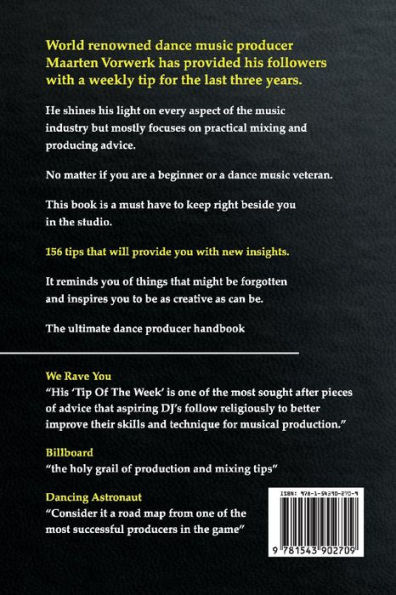 Vorwerk Tip of the Week: The Ultimate Handbook to Become a Succesful Dance Music Producer
