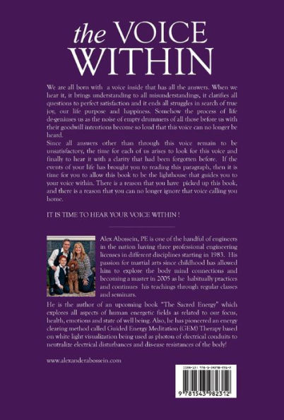 The Voice Within: An Amazing Journey To The Depth Of Your Soul!