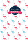 Bullet Journal. Flamingo: Soft cover, 7x10 inches, 130 pages