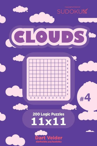 Sudoku Clouds - 200 Logic Puzzles 11x11 (Volume 4)