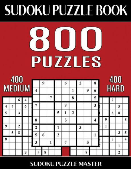 Sudoku Puzzle Book 800 Puzzles