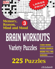 Title: BRAIN WORKOUTS Variety Puzzles 3, Author: Jaja Media