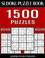 Sudoku Puzzle Master Book, 1,500 Medium Puzzles: Jumbo Bargain Size Sudoku Book With Single Level of Difficulty