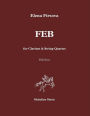 FEB for Clarinet and String Quartet: Score