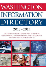 Title: Washington Information Directory 2018-2019, Author: CQ Press