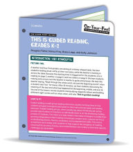 Title: On-Your-Feet Guide: This Is Guided Reading, Grades K-2 / Edition 1, Author: Douglas Fisher