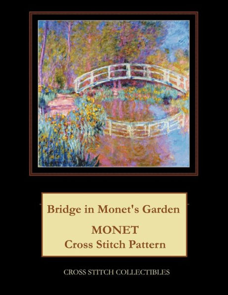 Bridge in Monet's Garden: Monet cross stitch pattern