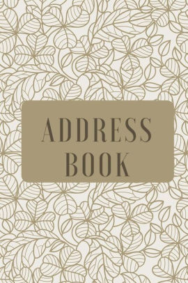 tan flower address book for contacts addresses phone numbers addresses for phone numbers