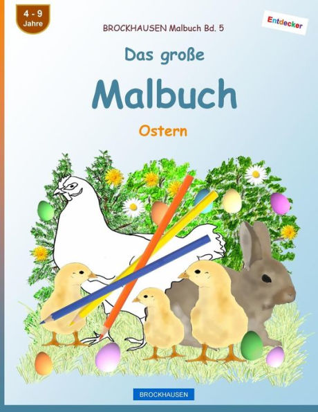 BROCKHAUSEN Malbuch Bd. 5 - Das große Malbuch: Ostern