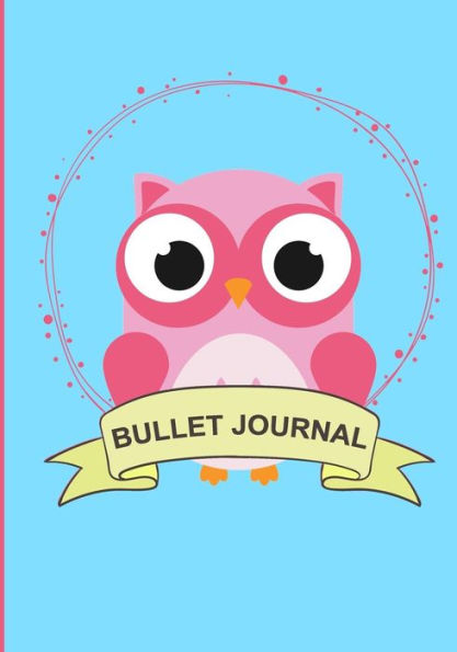 Bullet Journal - Owl: Soft cover, 7x10 inches, 130 pages