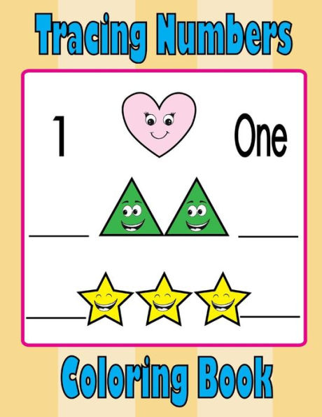 Tracing Numbers: Numbers Tracing Workbook for 3-5 year old (Coloring Book)
