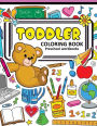 Toddler Coloring Books Preschool WorkBook: A Book for Kids Age 1-3, Boys or Girls ABC, Shapes with Cute animal and robot