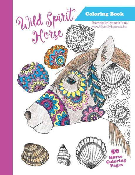 Wild Spirit Horse Coloring Book: The Wild Horses of Assateague