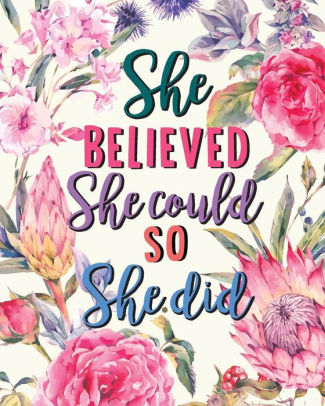She Believed Could So Did Bullet Grid Journal 150 Dot She Believed Could So Did Bullet Grid Journal 150 Dot Pages