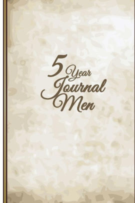 5 Year Journal Men 5 Years Of Memories Blank Date No Month By