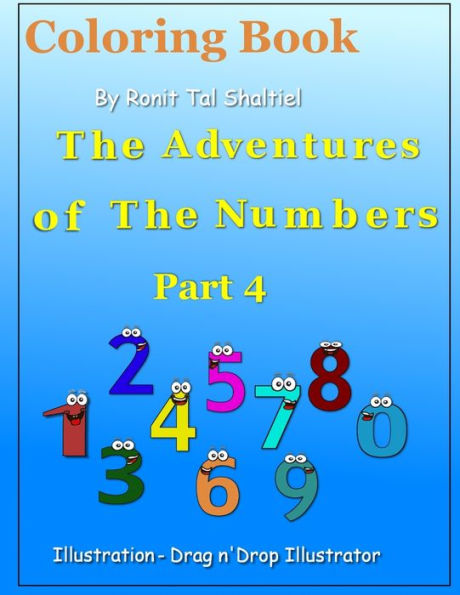 Coloring book - The adventures of the numbers: Addition and Subtraction