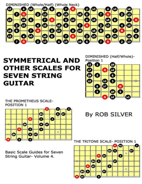 Symmetrical and Other Scales for Seven String Guitar