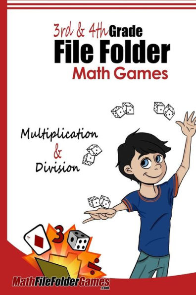 3rd & 4th Grade File Folder Math Games - Multiplication & Division Games