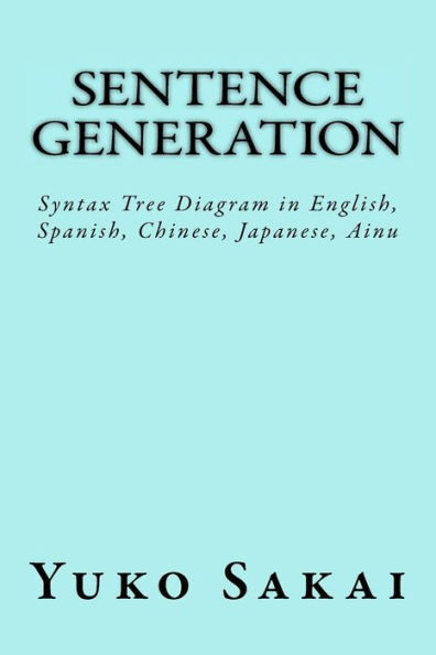 Sentence Generation: Syntax Tree Diagram in English, Spanish, Chinese, Japanese, Ainu