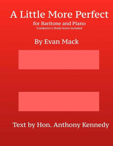 A Little More Perfect: Piano-Vocal and Conductor's Score