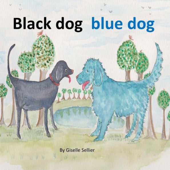 Black dog blue dog