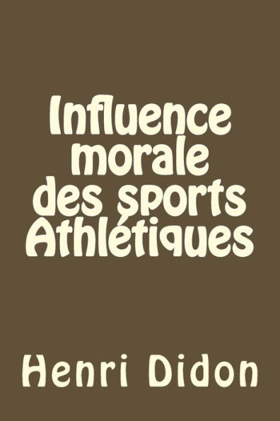 Influence morale des sports Athlétiques