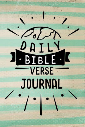 Daily Bible Verse Journal Blank Prayer Journal 6 X 9 108 Lined Pagespaperback - 