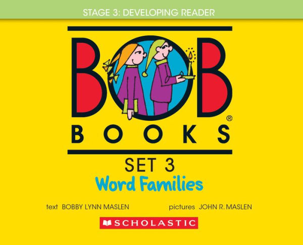 Bob Books - Word Families Hardcover Bind-Up Phonics, Ages 4 and up, Kindergarten, First Grade (Stage 3: Developing Reader)