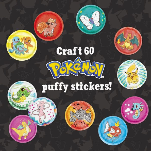 POKEMON COLOR-IN 3D STICKERS