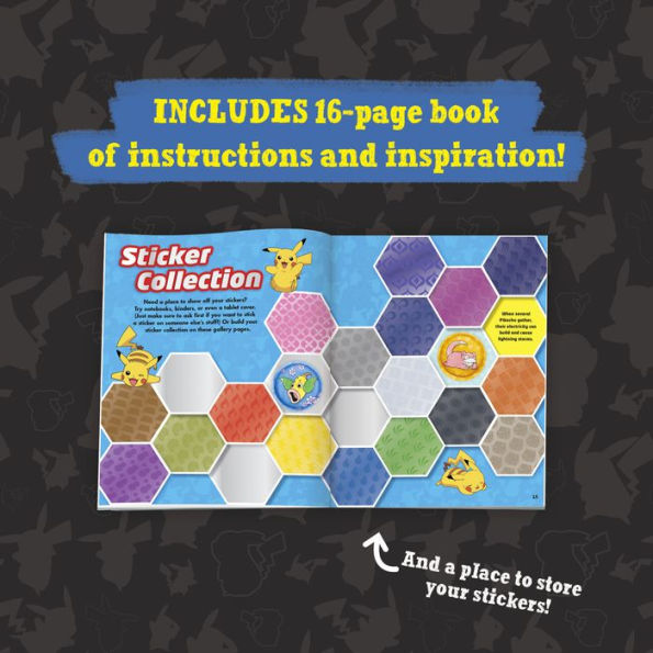 POKEMON COLOR-IN 3D STICKERS