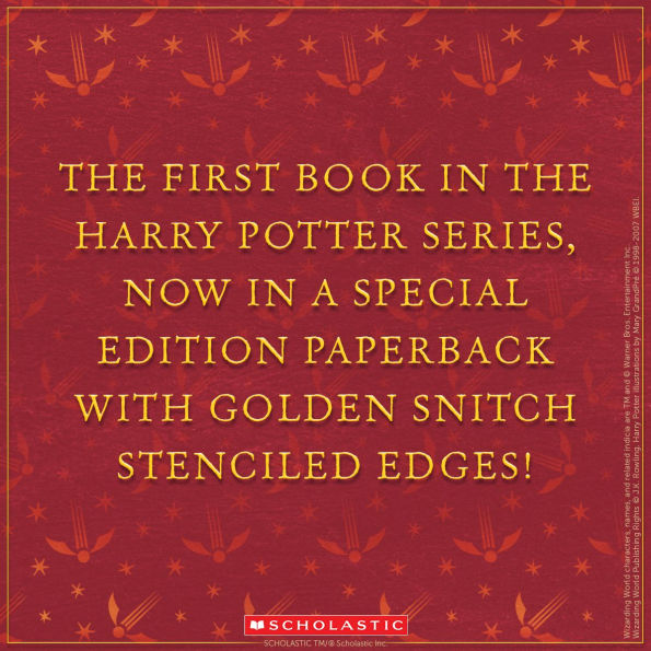 Harry Potter and the Sorcerer's Stone (Stenciled Edges) (Harry Potter, Book 1)