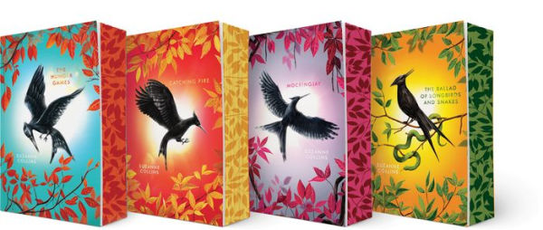 Hunger Games 4-Book Paperback Boxed Set Deluxe Edition (The Hunger Games, Catching Fire, Mockingjay, The Ballad of Songbirds and Snakes)