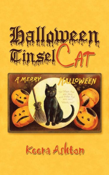 Halloween Tinsel Cat