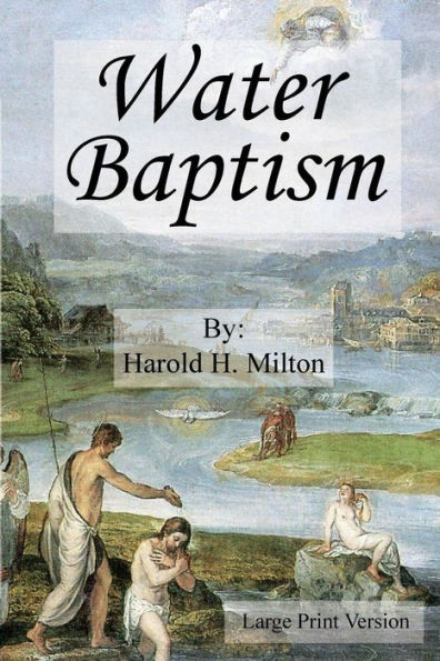 Water Baptism: Large Print