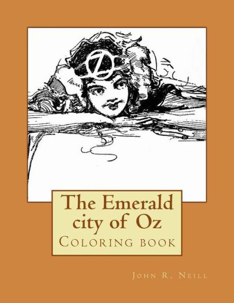 The Emerald city of Oz: Coloring book