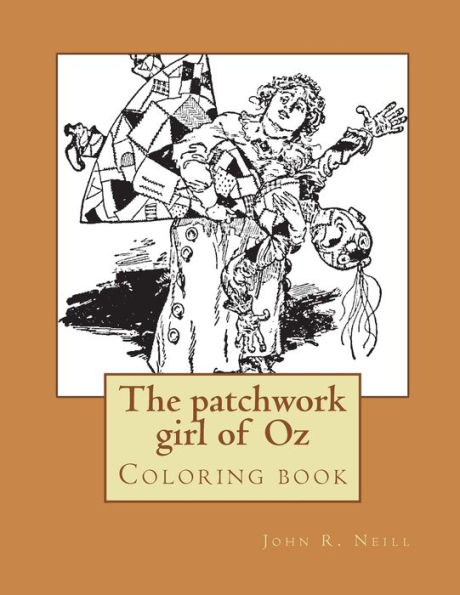 The patchwork girl of Oz: Coloring book