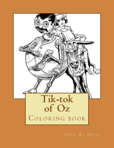 Tik-tok of Oz: Coloring book
